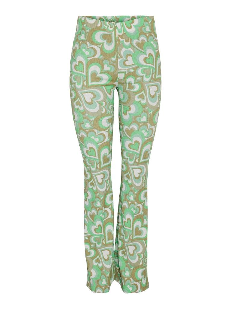 Slim-fit Trousers Noisy May , Groen , Dames