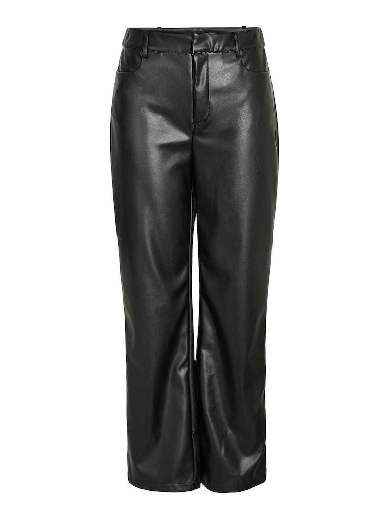 Noisy may Broek Nmandy Yolanda Pu Hw Wide Pants Noo 27026066 Black Dames Maat - M