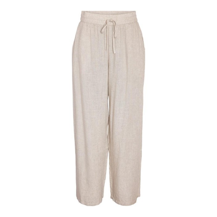 Noisy May NMLEILANI NW LOOSE PANTS WVN NOOS Natural | Freewear NMLEILANI NW LOOSE PANTS WVN NOOS - www.freewear.nl - Freewear