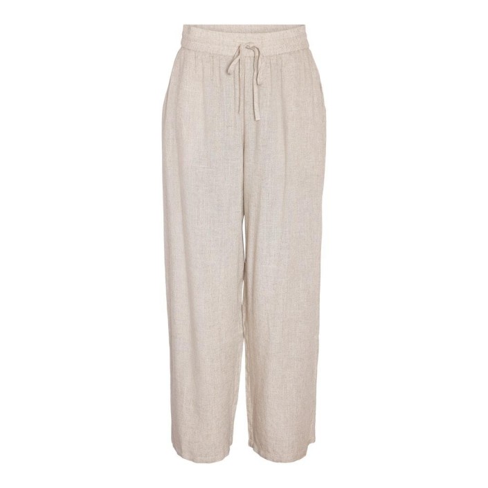 Noisy May NMLEILANI NW LOOSE PANTS WVN NOOS Natural | Freewear NMLEILANI NW LOOSE PANTS WVN NOOS - www.freewear.nl - Freewear