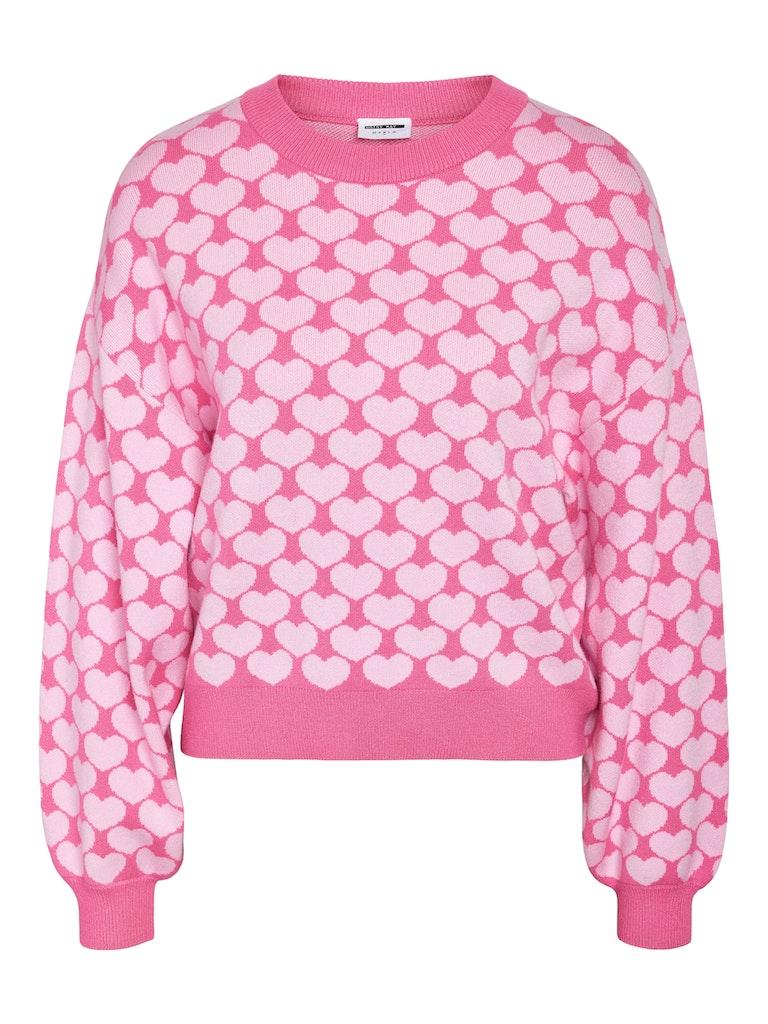 NOISY MAY NMCHARLOTT L/S O-NECK KNIT FWD NOOS Dames Trui - Maat M