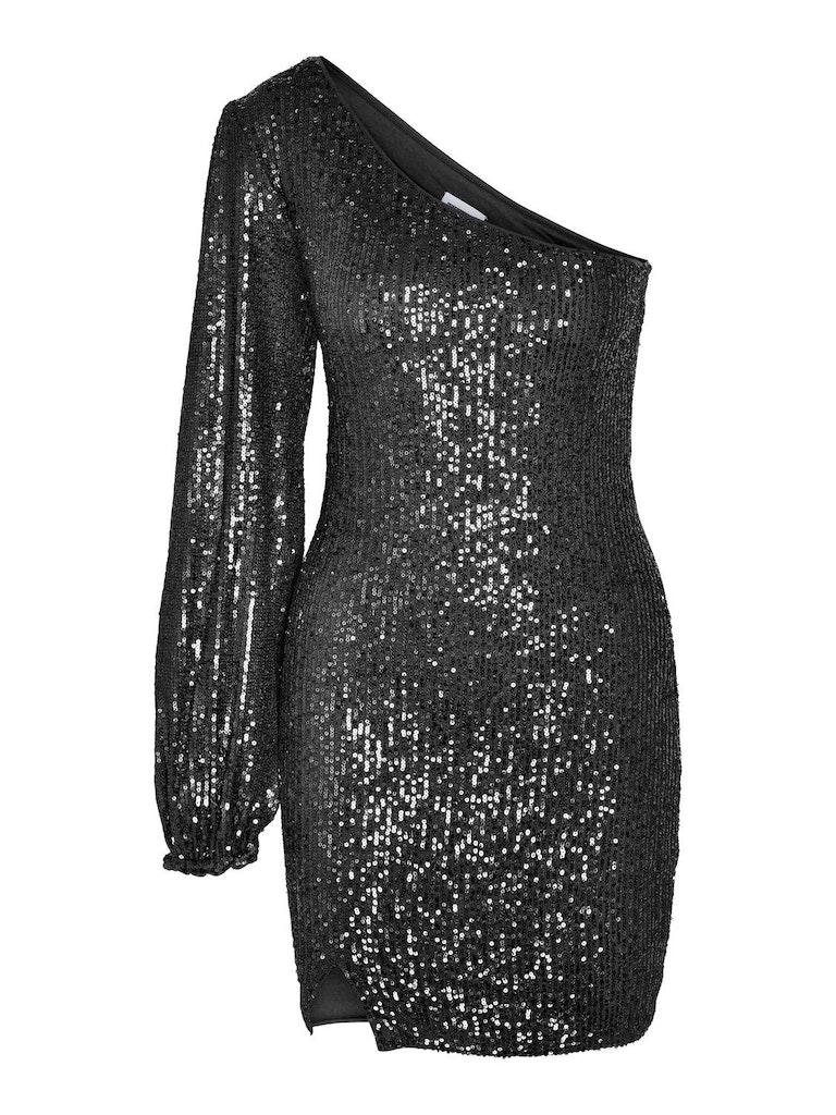 Noisy May Nmscarlett L/s One Shoulder Sequin :