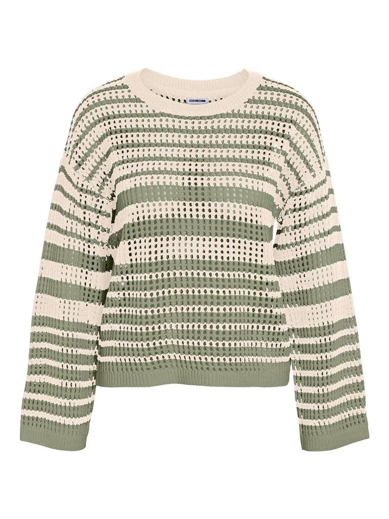 Noisy may Trui Nmjola L/s O-neck Knit Dd 27028668 Tea/eggnog Dames Maat - M