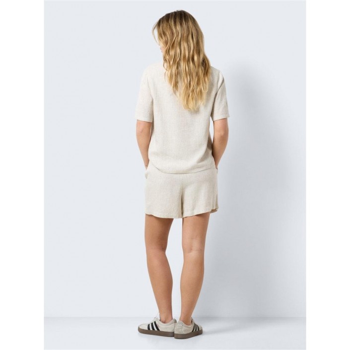 Noisy May NMLEILANI HW SHORTS WVN NOOS Natural | Freewear NMLEILANI HW SHORTS WVN NOOS - www.freewear.nl - Freewear