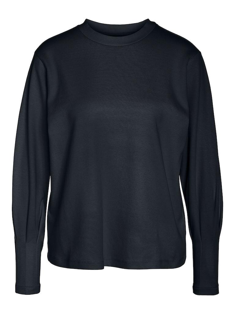 Noisy may Trui Nmolli L/s O-neck Detail Sweat Jrs 27029106 Black Dames Maat - S