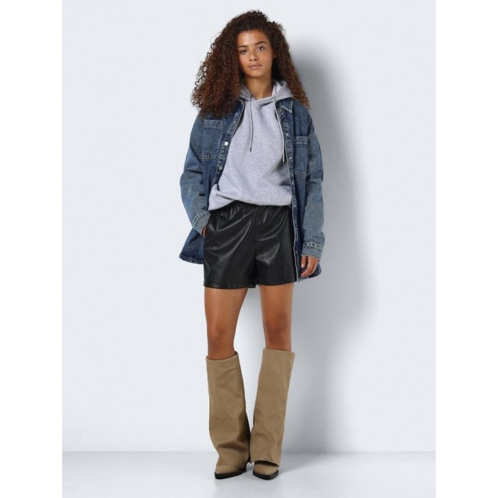 Noisy May NMANDY PU HW SHORTS WVN NOOS Black | Freewear NMANDY PU HW SHORTS WVN NOOS - www.freewear.nl - Freewear