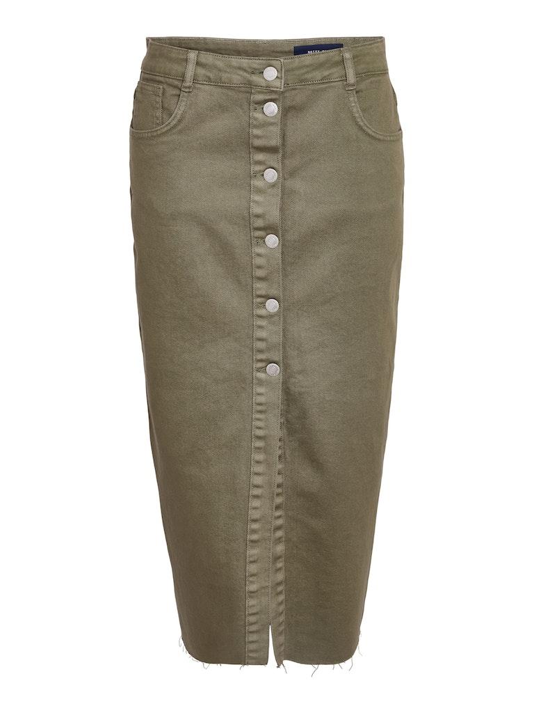 Noisy may Rok Nmsira Hw Color Slim Denim Skirt 27029410 Kalamata Dames Maat - M