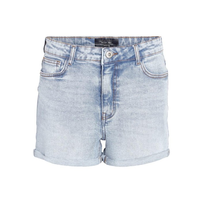 Noisy May NMMONI HW DNM SHORTS AZ359LB NOOS Light Blue Denim | Freewear NMMONI HW DNM SHORTS AZ359LB NOOS - www.freewear.nl - Freewear