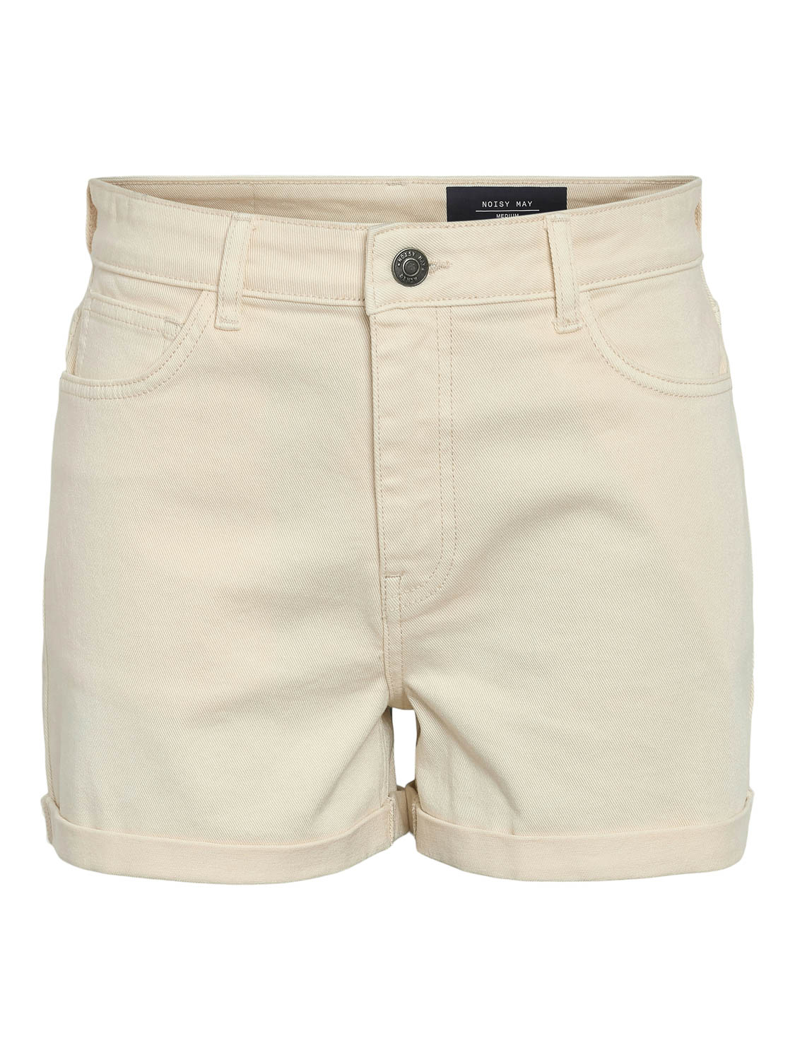 Noisy may Broek Nmmoni Hw Dnm Shorts Color S 27029546 Birch Dames Maat - XS