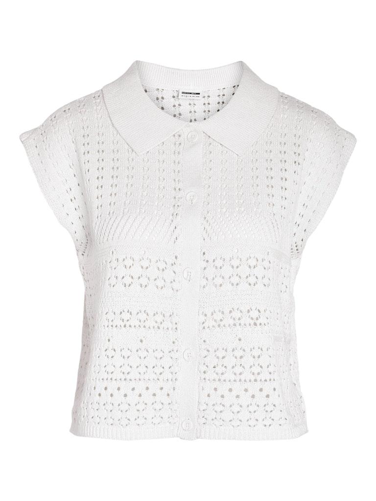Noisy may Blouse Nmvega S/l Polo Knit Cardigan Fwd 27029797 Eggnog Dames Maat - L