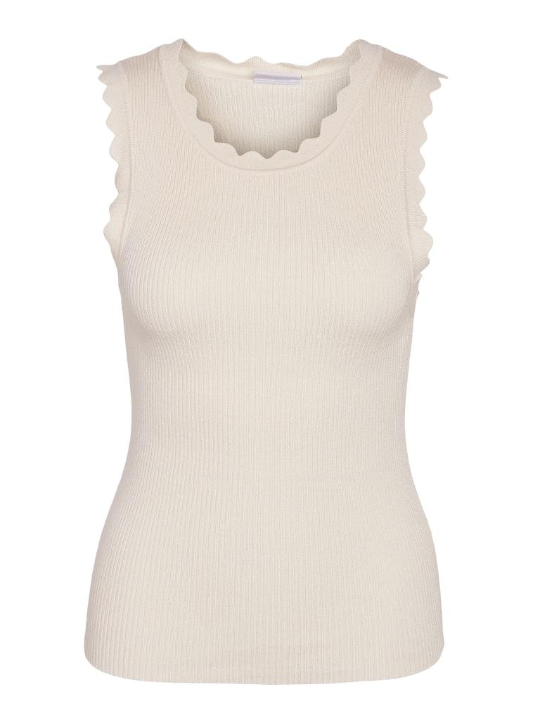 Noisy may Top Nmvenny S/l Knit Top Fwd 27030429 Eggnog Dames Maat - XS