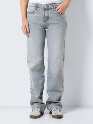 Noisy May NMYOLANDA NW WIDE JEANS AZ277LG FWD: Light Grey Denim | Freewear NMYOLANDA NW WIDE JEANS AZ277LG FWD: - www.freewear.nl - Freewear