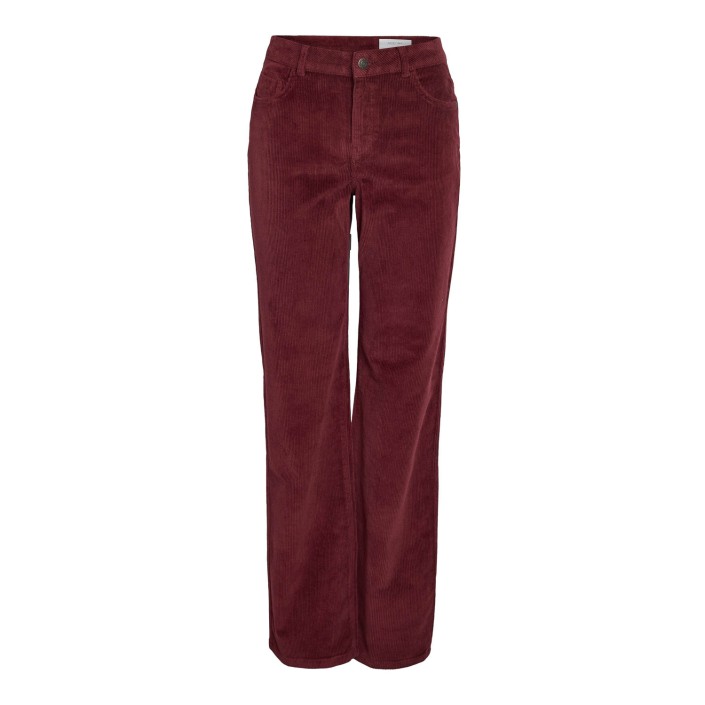 Noisy May NMYOLANDA MW WIDEJEANS CORDUROY NOO: Windsor Wine | Freewear NMYOLANDA MW WIDEJEANS CORDUROY NOO: - www.freewear.nl - Freewear