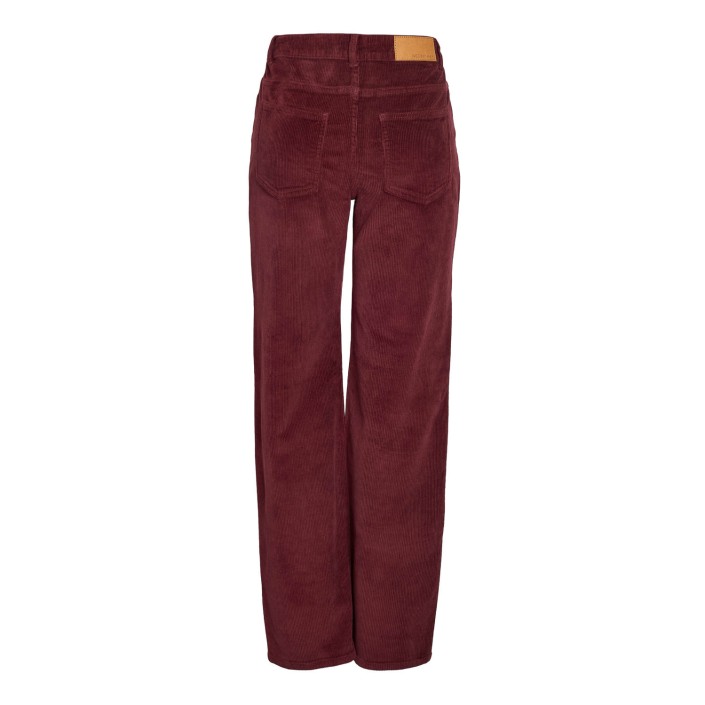 Noisy May NMYOLANDA MW WIDEJEANS CORDUROY NOO: Windsor Wine | Freewear NMYOLANDA MW WIDEJEANS CORDUROY NOO: - www.freewear.nl - Freewear