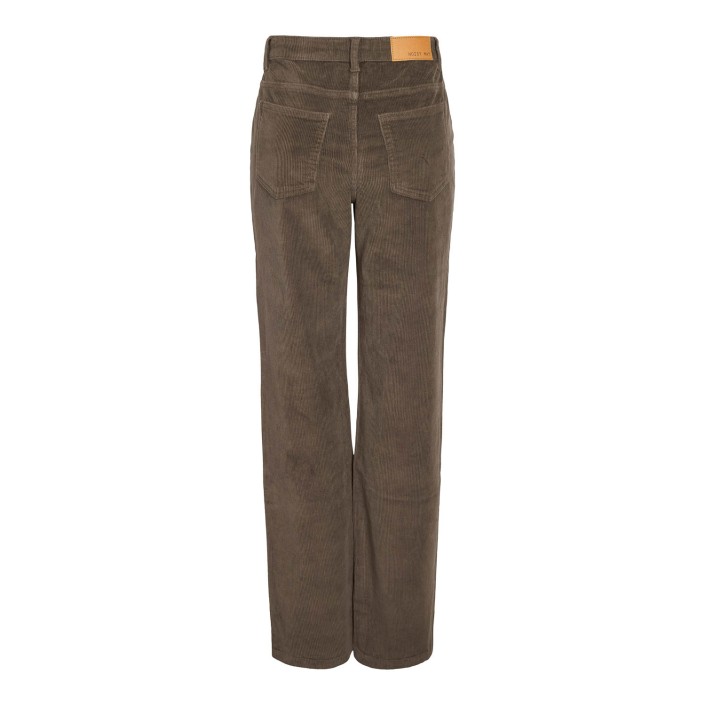 Noisy May NMYOLANDA MW WIDEJEANS CORDUROY NOO: morel | Freewear NMYOLANDA MW WIDEJEANS CORDUROY NOO: - www.freewear.nl - Freewear
