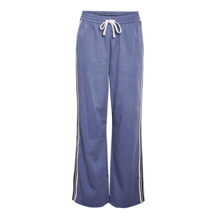 Noisy May NMJESS NW LOOSE PANT Dutch Blue/MELANGE | Freewear NMJESS NW LOOSE PANT - www.freewear.nl - Freewear