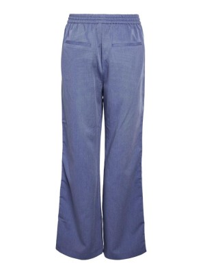 Noisy May NMJESS NW LOOSE PANT Dutch Blue/MELANGE | Freewear NMJESS NW LOOSE PANT - www.freewear.nl - Freewear