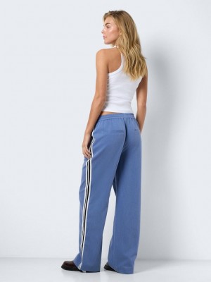 Noisy May NMJESS NW LOOSE PANT Dutch Blue/MELANGE | Freewear NMJESS NW LOOSE PANT - www.freewear.nl - Freewear