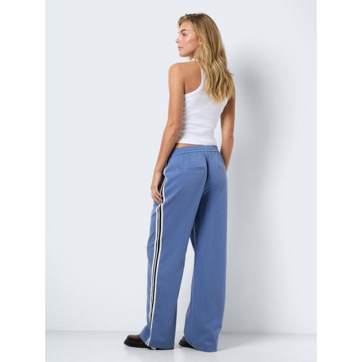 Noisy May NMJESS NW LOOSE PANT Dutch Blue/MELANGE | Freewear NMJESS NW LOOSE PANT - www.freewear.nl - Freewear