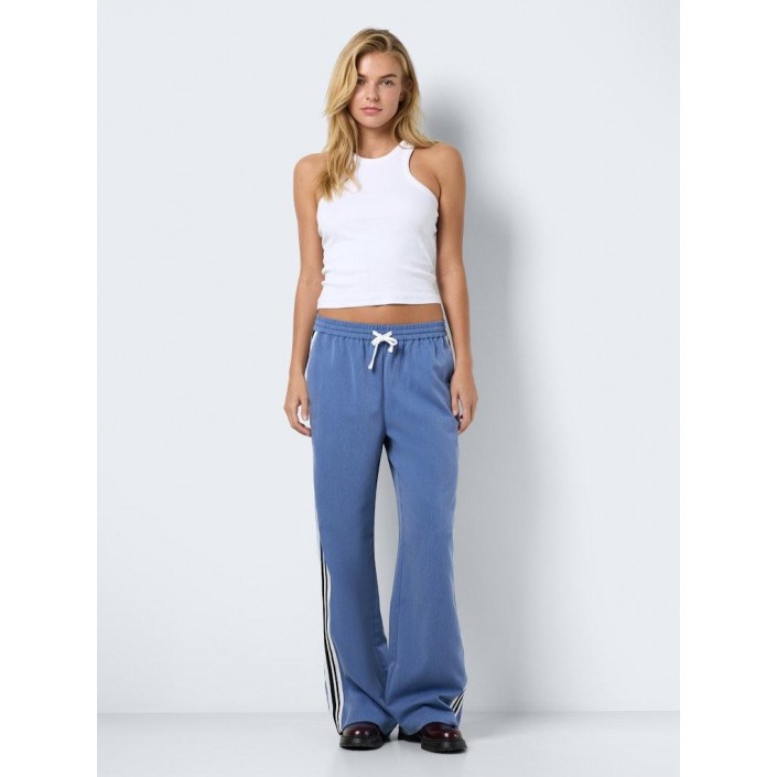 Noisy May NMJESS NW LOOSE PANT Dutch Blue/MELANGE | Freewear NMJESS NW LOOSE PANT - www.freewear.nl - Freewear