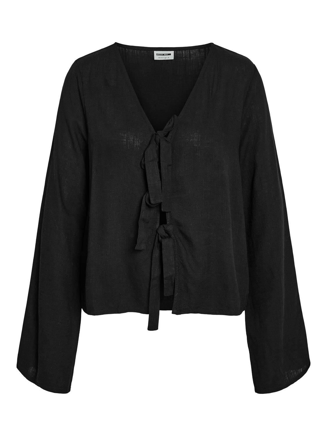 Regulart fit blouse met vetersluitingen, model 'LEILANI'