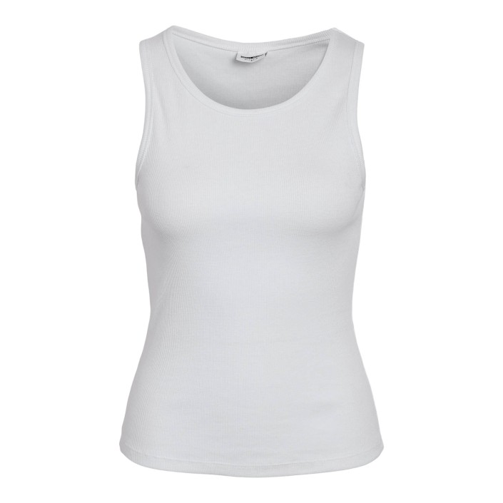 Noisy May NMMAYA S/L REGULAR TANK TOP NOOS Bright White | Freewear NMMAYA S/L REGULAR TANK TOP NOOS - www.freewear.nl - Freewear