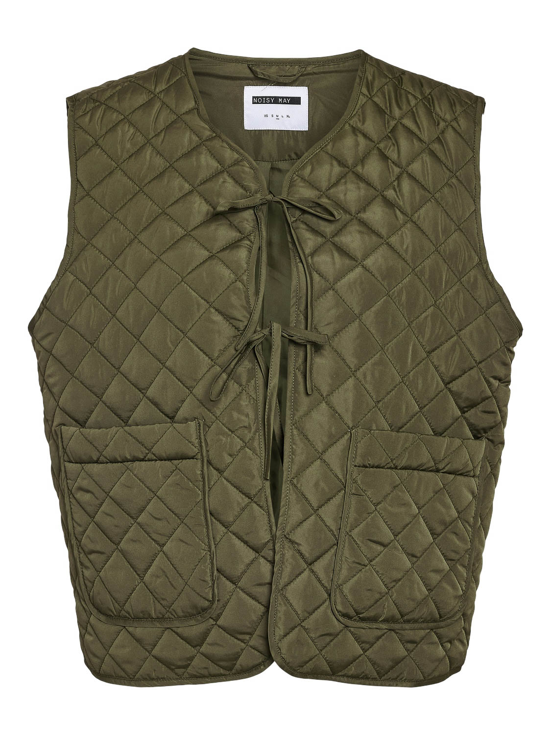 Noisy may Gilet Nmiris Quilted Bow Vest Fwd 27033167 Kalamata Dames Maat - L