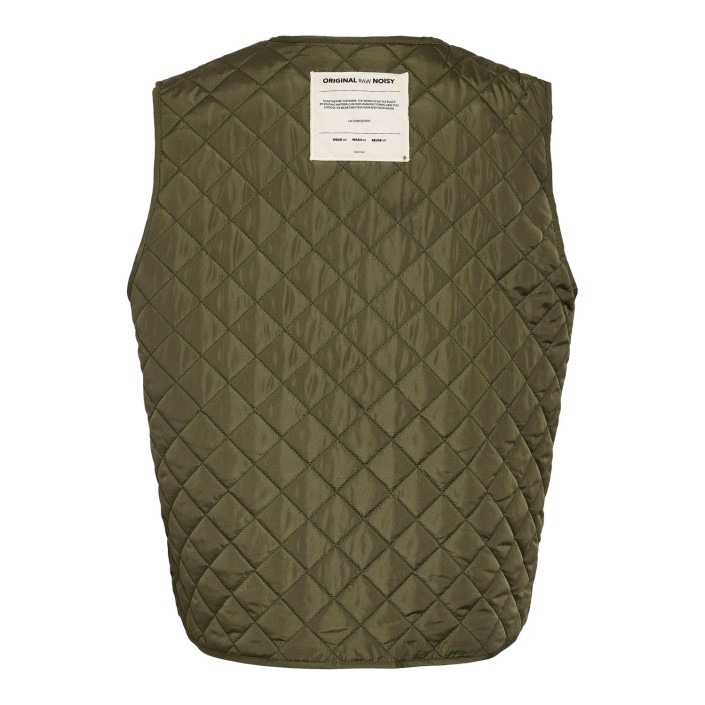 Noisy May NMIRIS QUILTED BOW VEST FWD Kalamata | Freewear NMIRIS QUILTED BOW VEST FWD - www.freewear.nl - Freewear