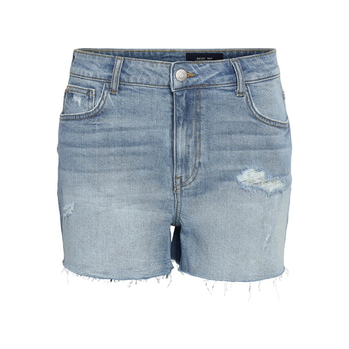 Noisy May NMROLLA NW REGULAR SHORT AZ428LB Light Blue Denim | Freewear NMROLLA NW REGULAR SHORT AZ428LB - www.freewear.nl - Freewear