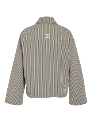 Noisy May NMBILLIE JACKET Birch/MOREL | Freewear NMBILLIE JACKET - www.freewear.nl - Freewear