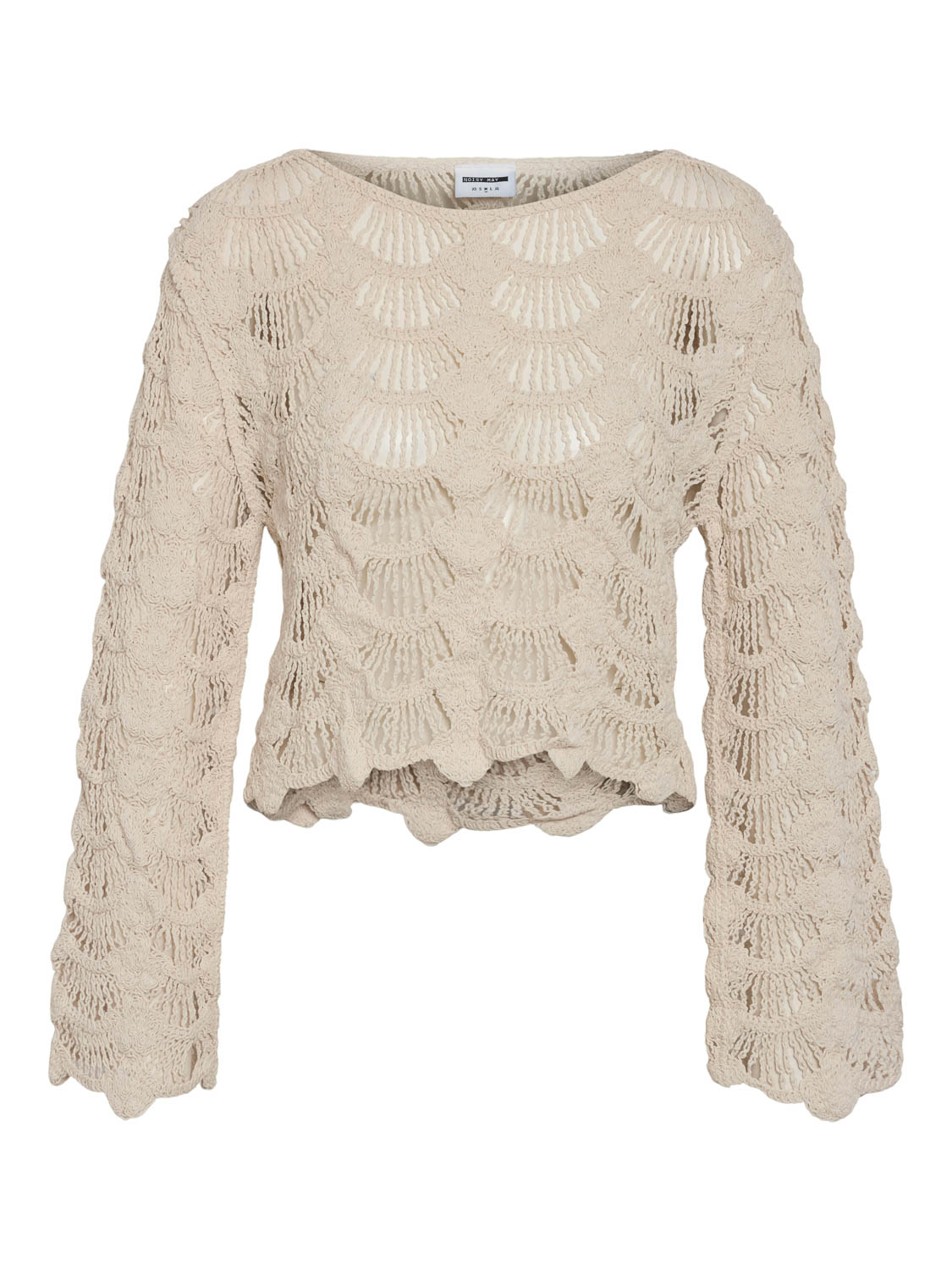 Noisy May Nmlana L/s Boat Neck Bell Sleeve Kn: