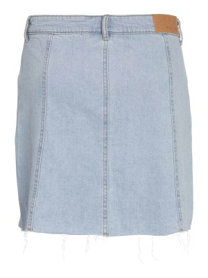 Noisy May NMNINE NW SHORT SKIRT AZ432LB Light Blue Denim | Freewear NMNINE NW SHORT SKIRT AZ432LB - www.freewear.nl - Freewear