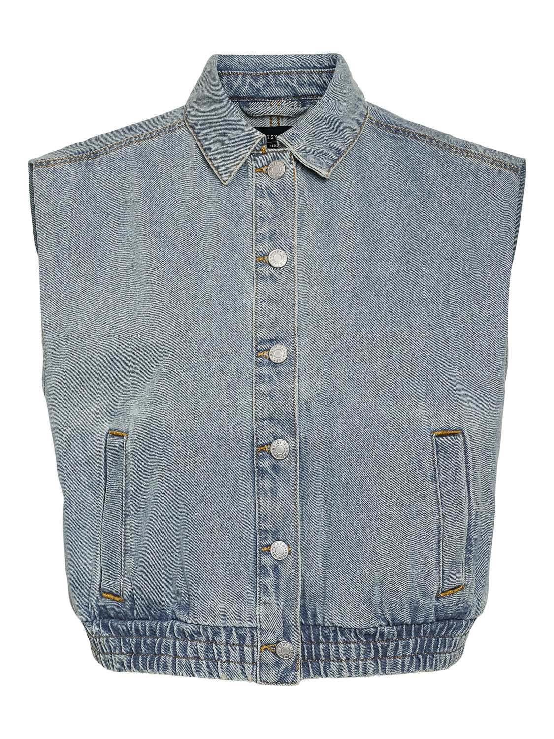 Noisy May Nmelsie S/l Bomber Denim Vest Vi583: