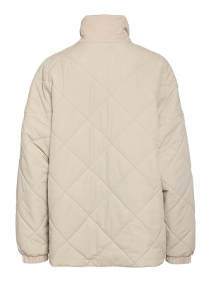 Noisy May NMSCOTT QUILTED JACKET Birch | Freewear NMSCOTT QUILTED JACKET - www.freewear.nl - Freewear