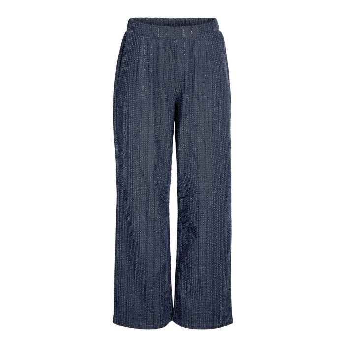 Noisy May NMAMALIE SEQUIN PANTS Medium Blue Denim | Freewear NMAMALIE SEQUIN PANTS - www.freewear.nl - Freewear