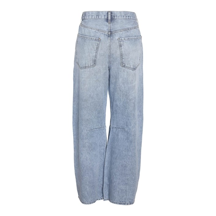 Noisy May NMSUSANNA LW BARREL AZ451LB NOOS Light Blue Denim | Freewear NMSUSANNA LW BARREL AZ451LB NOOS - www.freewear.nl - Freewear