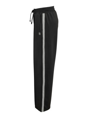 Noisy May NMJENNA PARTY NW SPORTY JOGGER JRS : Black/SILVER STRIPE | Freewear NMJENNA PARTY NW SPORTY JOGGER JRS : - www.freewear.nl - Freewear