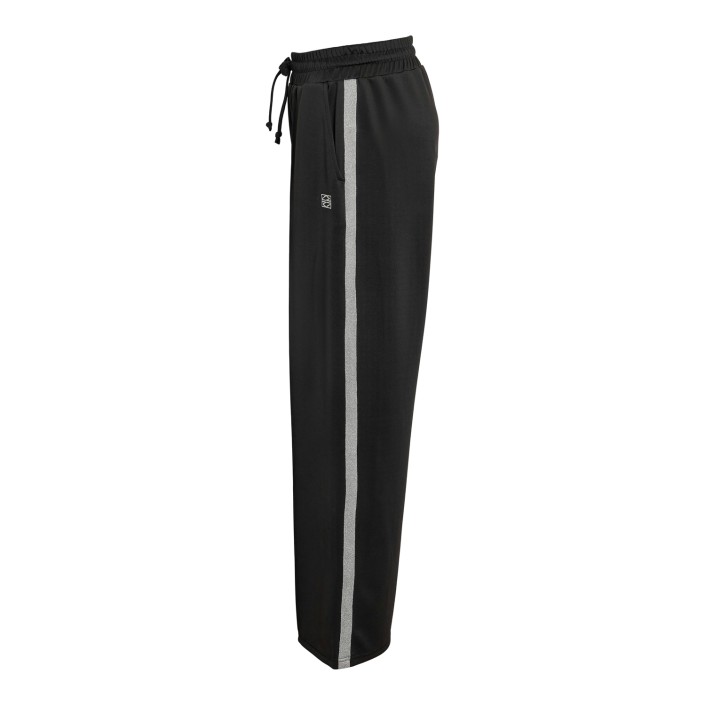 Noisy May NMJENNA PARTY NW SPORTY JOGGER JRS : Black/SILVER STRIPE | Freewear NMJENNA PARTY NW SPORTY JOGGER JRS : - www.freewear.nl - Freewear