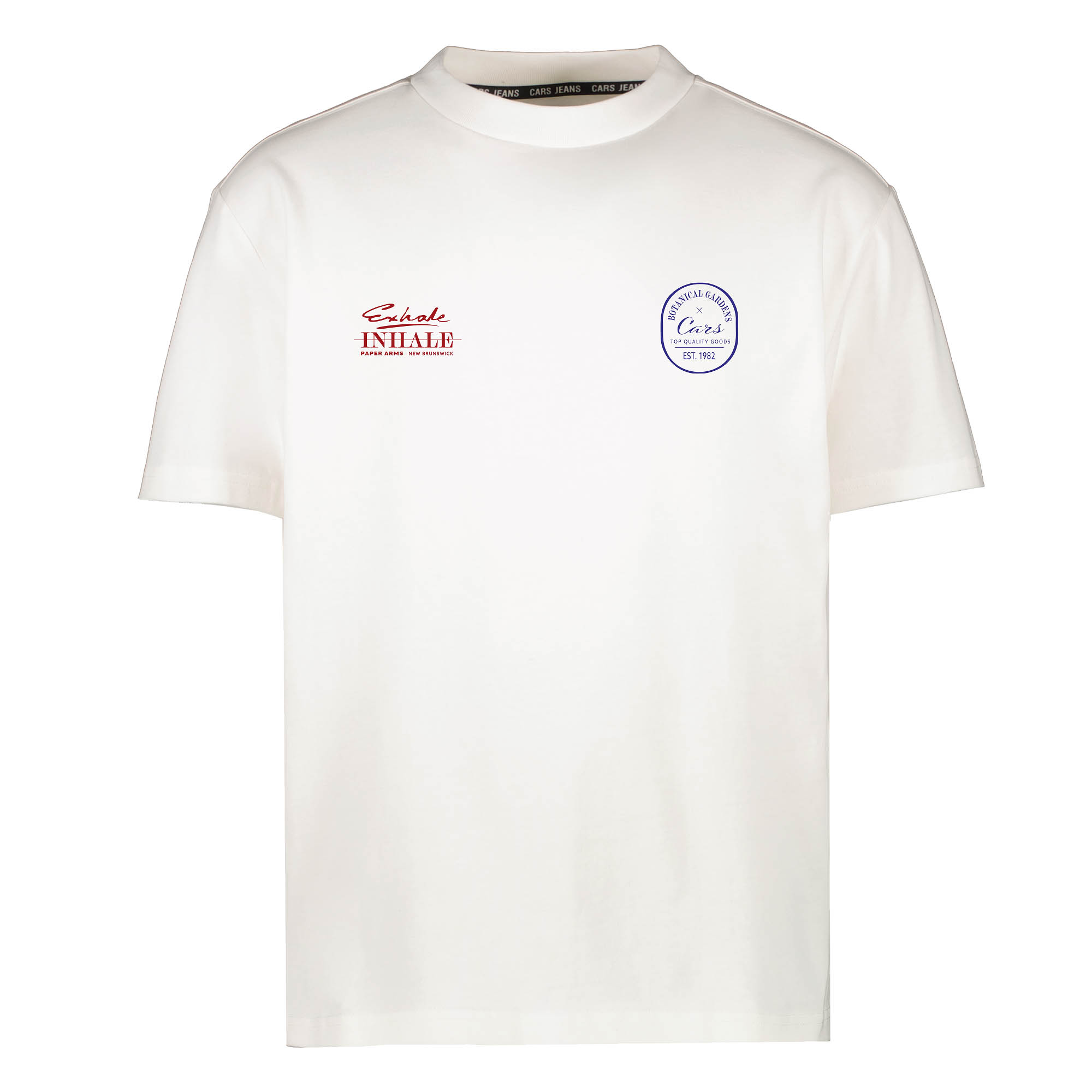 Cars Colyn Ts Backprint White