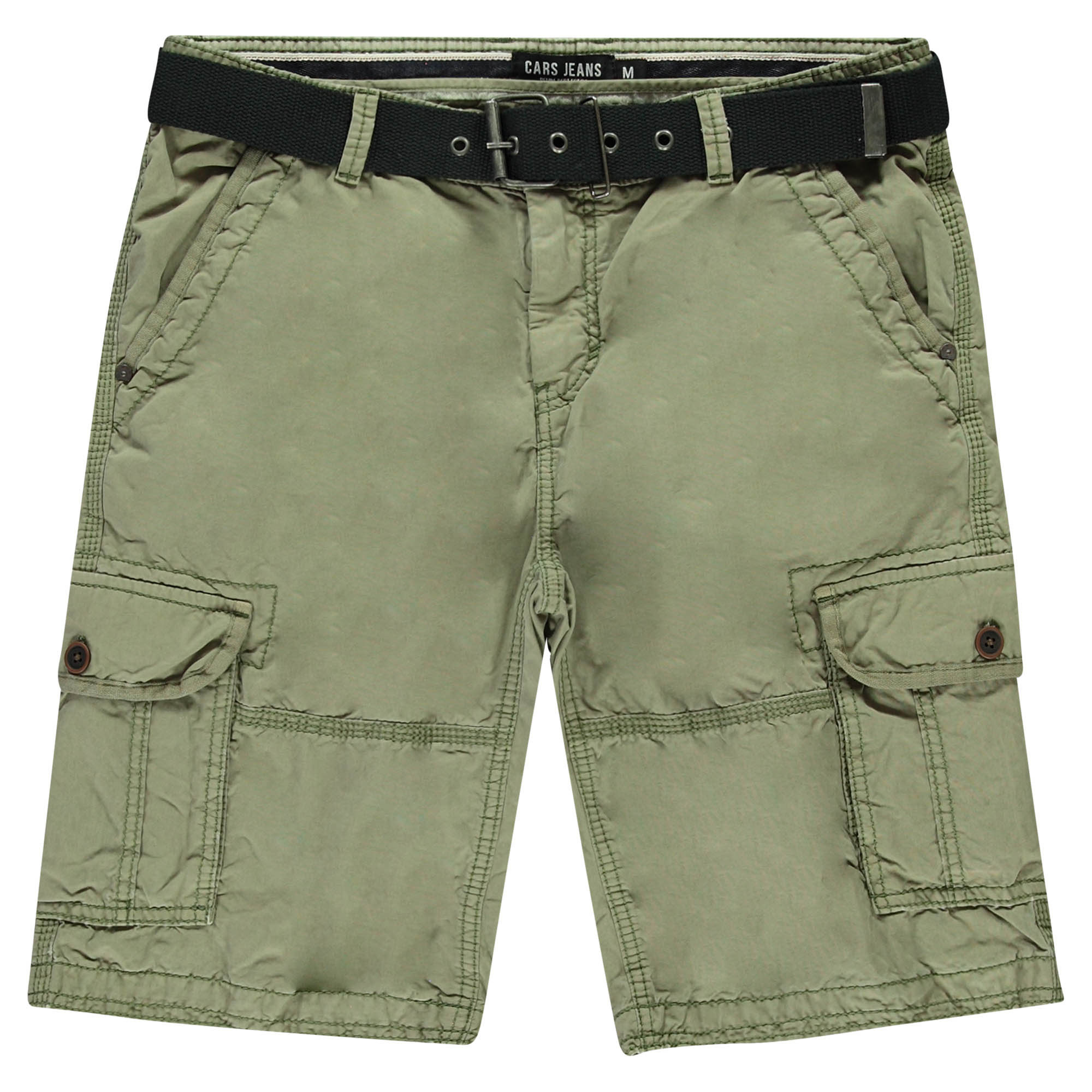 CARS Jeans Shorts DURRAS Short Cotton ARMY