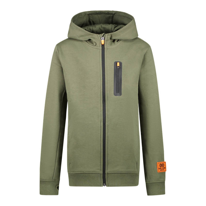 Cars Kids Zack Sw Hood Vest Army
