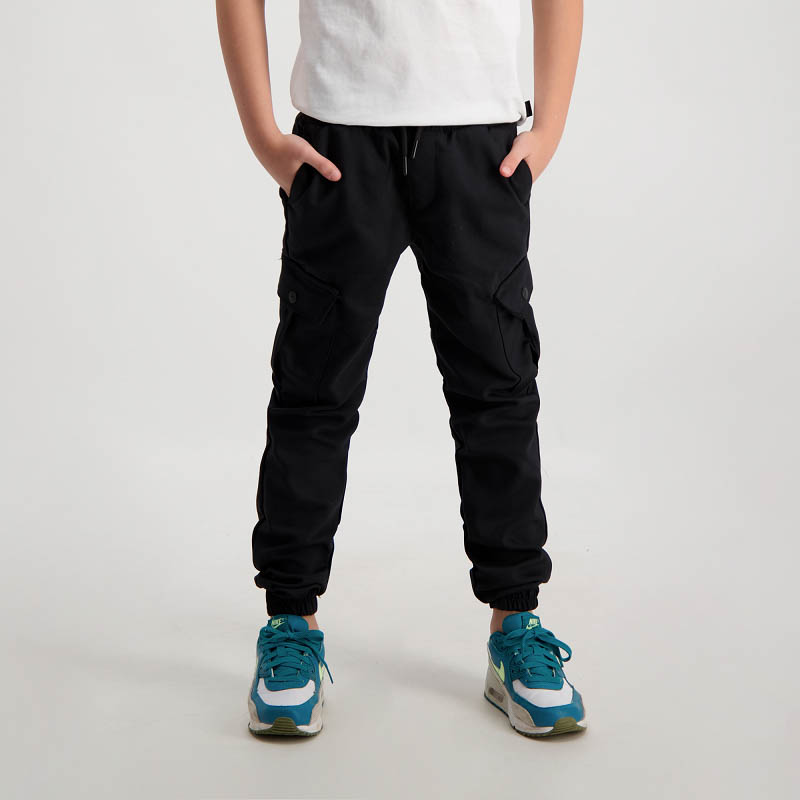 Cars Jeans Kids BATTLE Str. Pant Black Jongens Broek - BLACK - Maat 164
