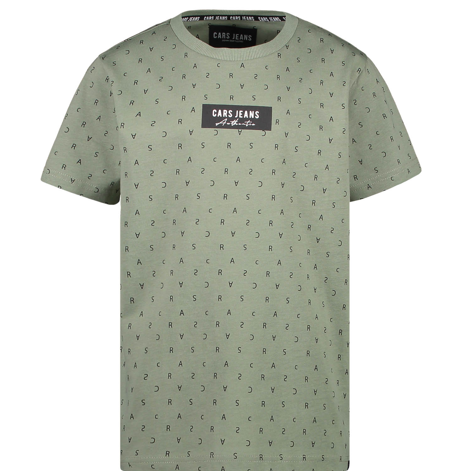 Cars jeans t-shirt jongens - groen - Brigg - maat 152