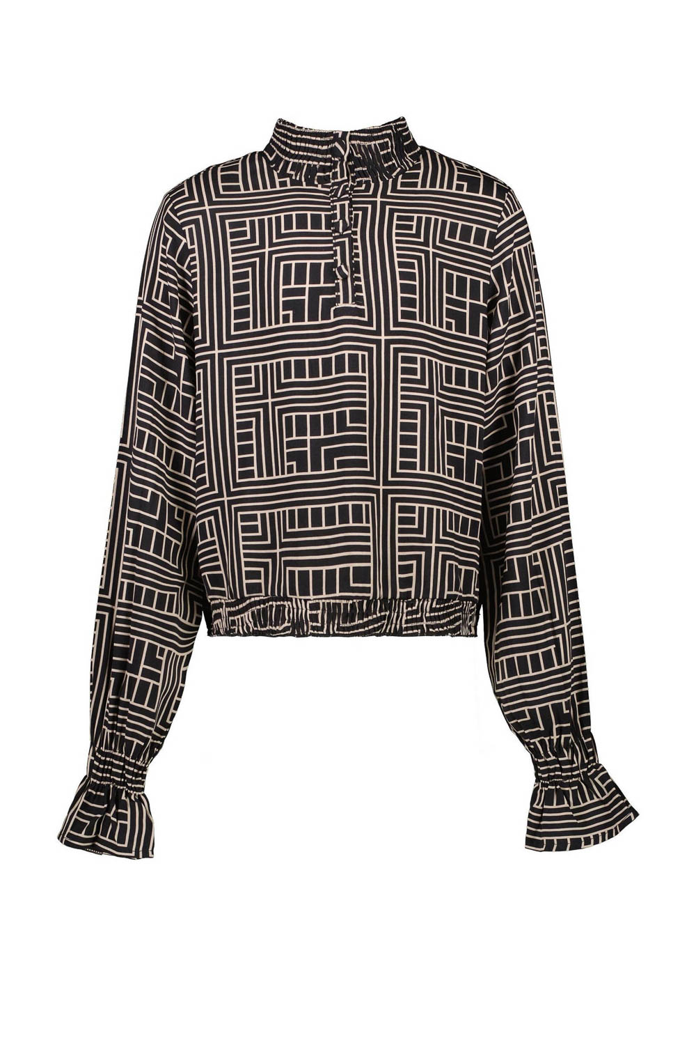 Cars Jeans Kids YEADE Blouse Black Meisjes Blouse - BLACK - Maat 116