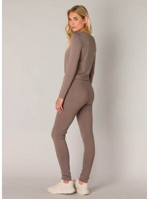 Base Level Ornika Pant Dark Taupe | Freewear Ornika Pant - www.freewear.nl - Freewear