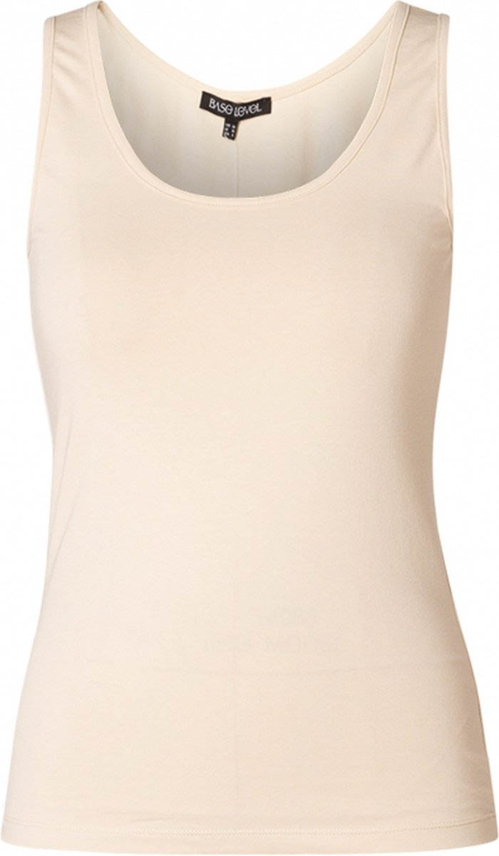 BASE LEVEL Yippie Top - Light Beige - maat 42