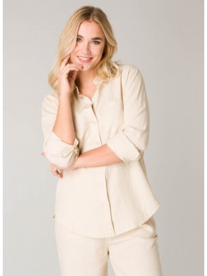 Base Level Yael Blouse Light Beige | Freewear Yael Blouse - www.freewear.nl - Freewear