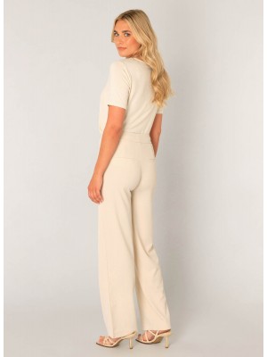 Base Level Yarah Pant Light Beige | Freewear Yarah Pant - www.freewear.nl - Freewear