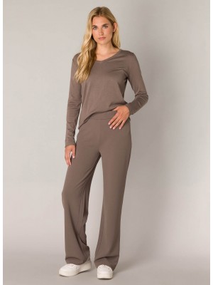 Base Level Yarah Pant Dark Taupe | Freewear Yarah Pant - www.freewear.nl - Freewear