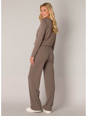 Base Level Yarah Pant Dark Taupe | Freewear Yarah Pant - www.freewear.nl - Freewear